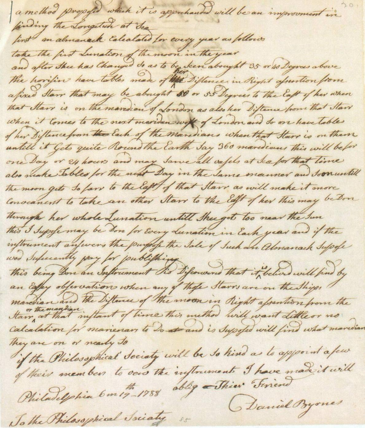 Byrnes to Franklin Letter